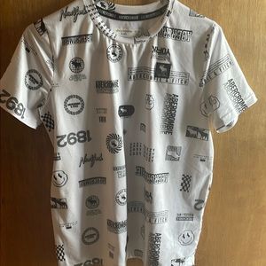 Boys Abercrombie & Fitch black and white top